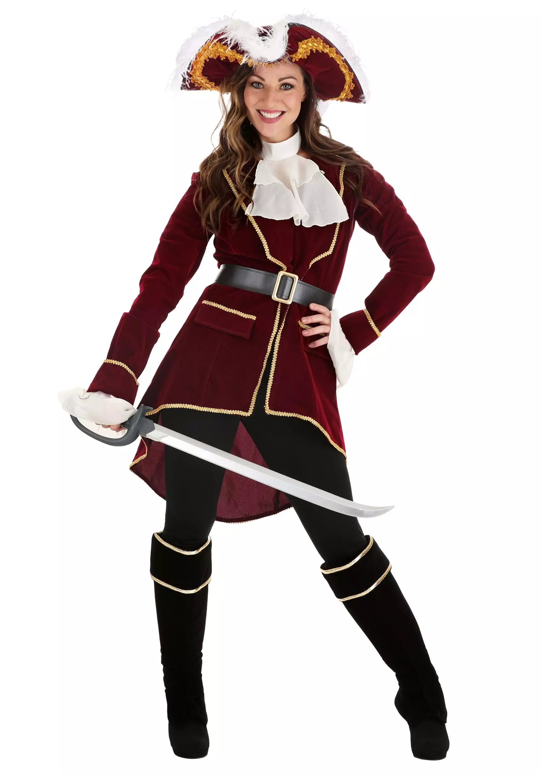 Fun Costumes Women's Captain Hook Costume 3 Fun Costumes Women's Captain Hook Costume - Image 3