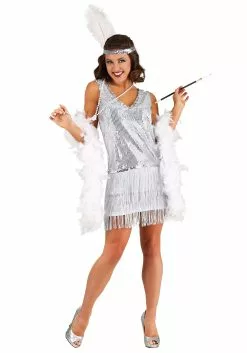 Fun Costumes Women's Crystal Flapper Costume