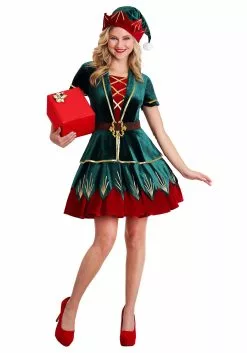 Fun Costumes The Women's Deluxe Holiday Elf Costume