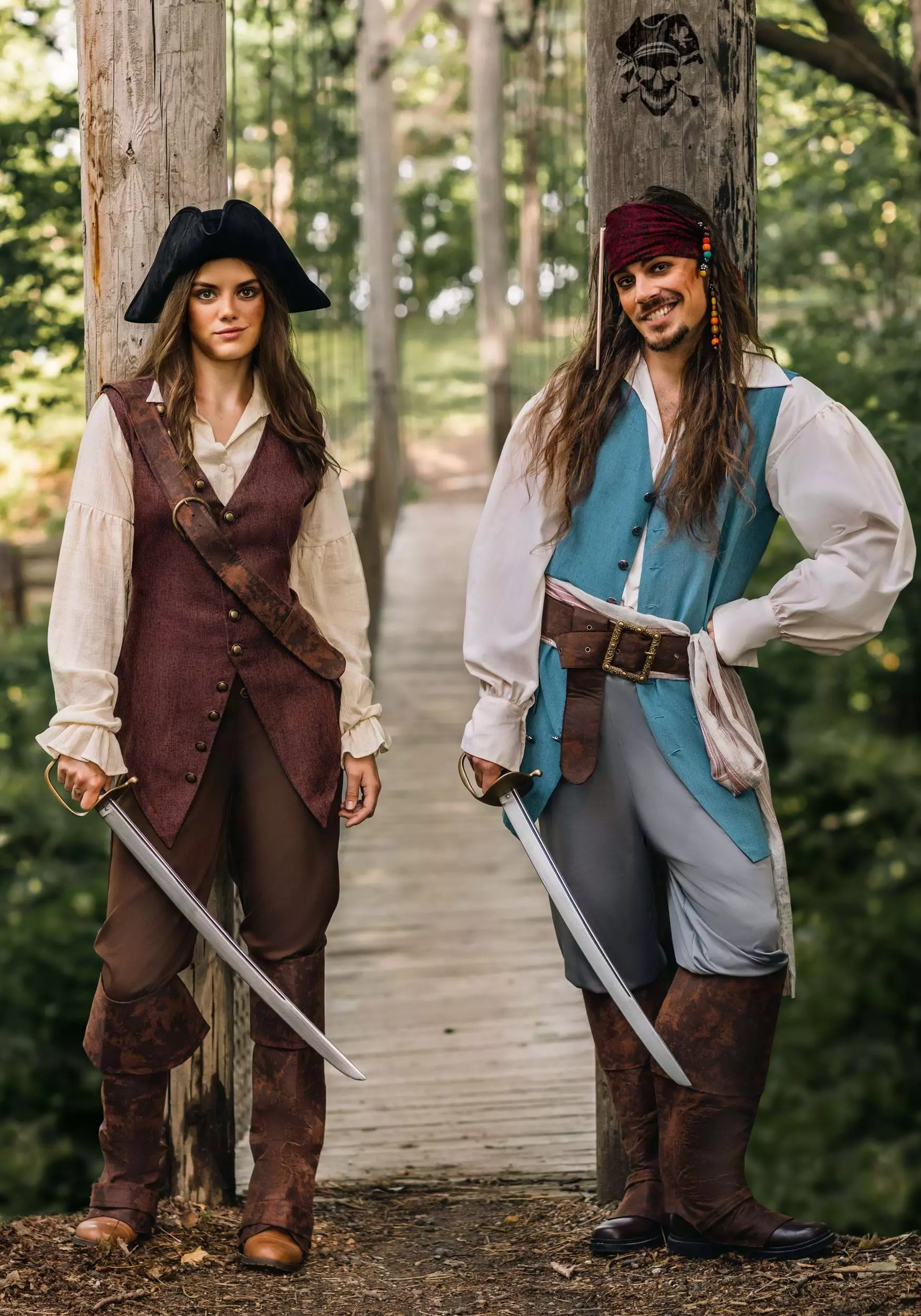 Fun Costumes Disney Pirates Of The Caribbean Women's Elizabeth Swann Costume 4 Fun Costumes Disney Pirates Of The Caribbean Women's Elizabeth Swann Costume - Image 4