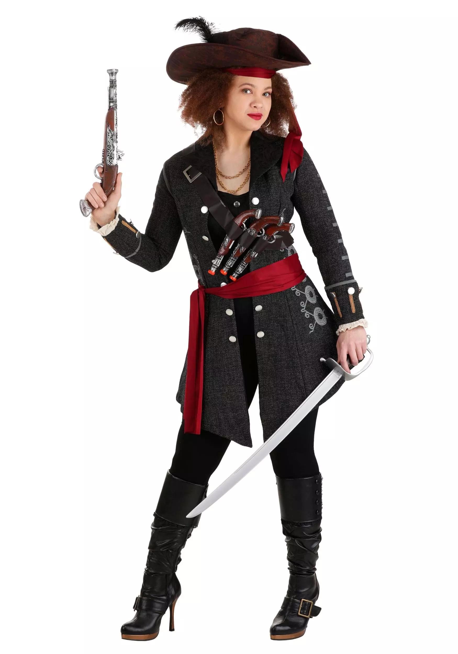 Fun Costumes Women's Fearless Pirate Costume 2 Fun Costumes Women's Fearless Pirate Costume - Image 2