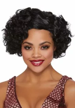 Dreamgirl Black Flapper Wig For Women