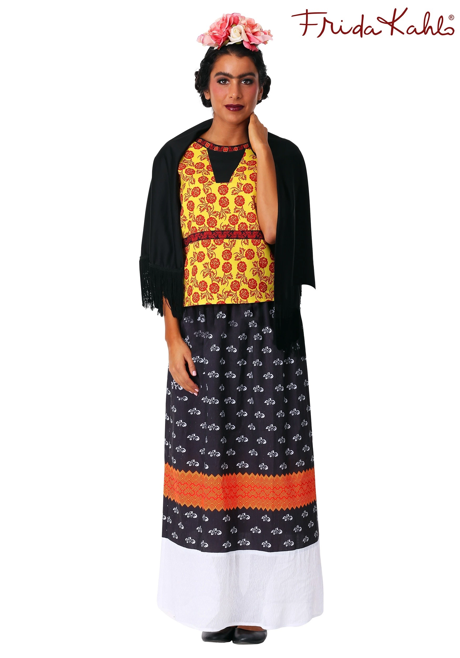 Fun Costumes Frida Kahlo Costume Women's 1 Fun Costumes Frida Kahlo Costume Women's