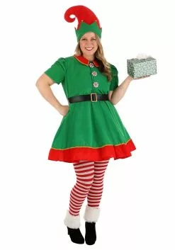 Fun Costumes Holiday Elf Costume For Women 22 Fun Costumes Holiday Elf Costume For Women -Cheap Holiday Costumes Store womens holiday elf costume alt 5