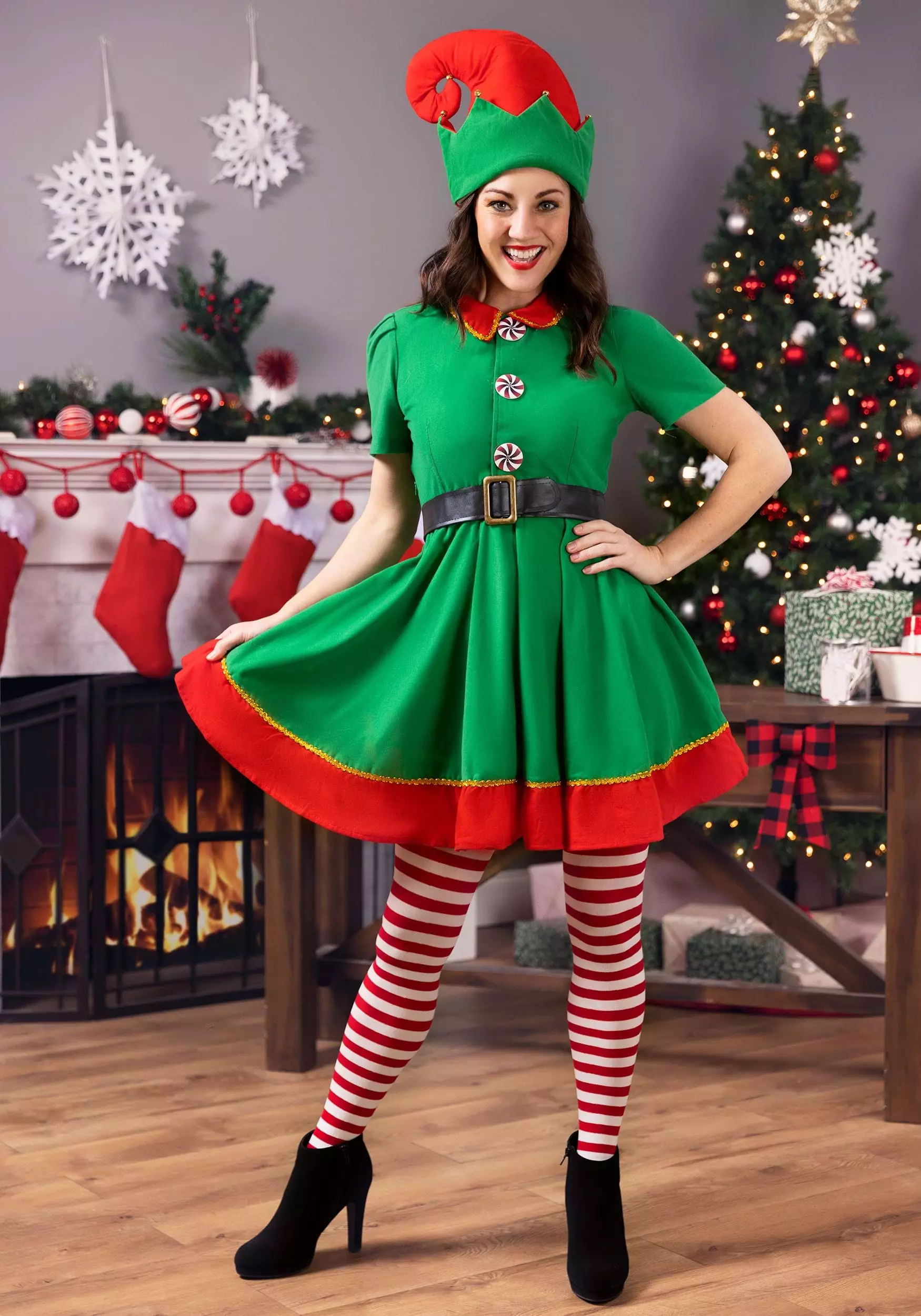 Fun Costumes Holiday Elf Costume For Women 1 Fun Costumes Holiday Elf Costume For Women