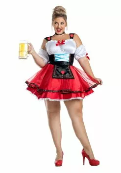 Party King Oktoberfest Hottie Costume For Plus Size Women