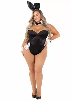 Roma Women's Playboy Bunny Black And White Accessory Kit