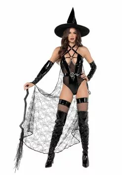 Roma Women's Playboy Bunny Wicked Witch Sexy Costume