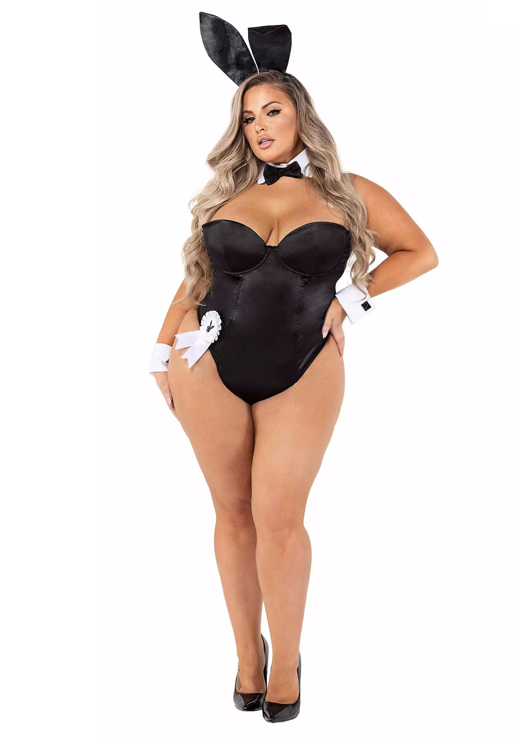 Roma Women's Plus Size Classic Playboy Bunny Sexy Costume 1 Roma Women's Plus Size Classic Playboy Bunny Sexy Costume