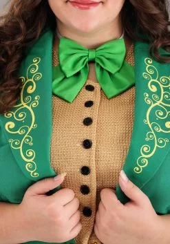 Fun Costumes Plus Size Charming Leprechaun Costume For Women -Cheap Holiday Costumes Store womens plus charming leprechaun costume alt 4