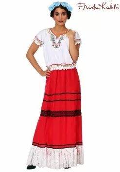 Fun Costumes Women's Plus Size Red Frida Kahlo Costume
