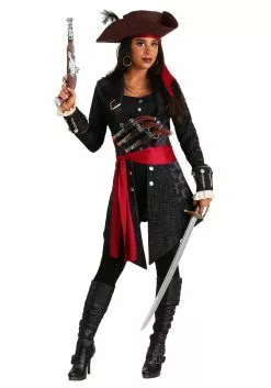 Fun Costumes Plus Size Fearless Pirate Costume For Women