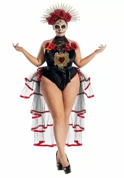 Party King Women's Plus Size La Muerta Costume