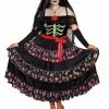 Dreamgirl Plus Size Lady Of The Dead Costume For Women