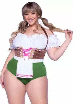 LEG AVENUE Sexy Plus Size Flirty Fraulein Costume For Women