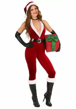 Fun Costumes Sexy Santa Bodysuit For Women