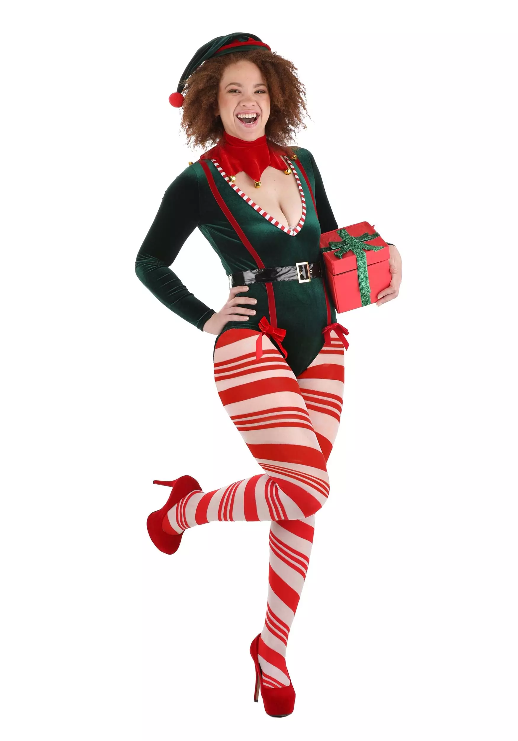Fun Costumes Women's Sexy Santa Elf Costume 2 Fun Costumes Women's Sexy Santa Elf Costume - Image 2