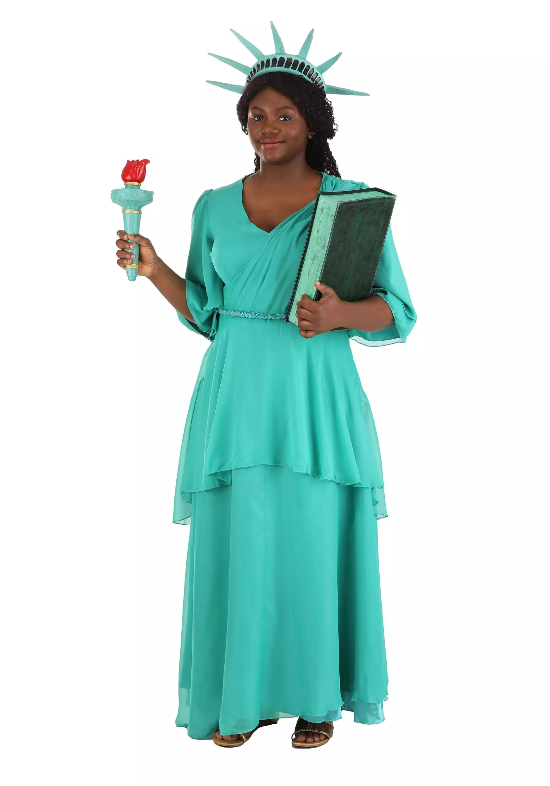 Fun Costumes Womens Statue Of Liberty Costume 2 Fun Costumes Womens Statue Of Liberty Costume - Image 2