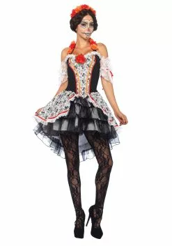 LEG AVENUE Women's Sugar Skull Senorita Costume