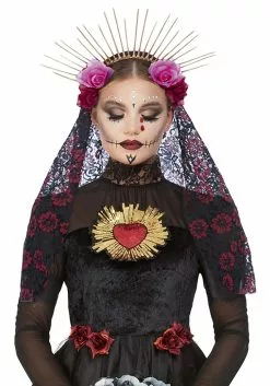 Smiffys Day Of The Dead Women's Sunburst Headband